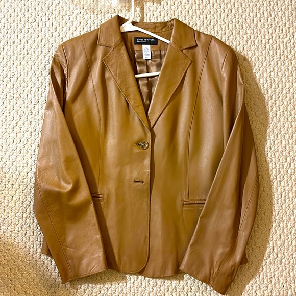 Jones New York Jackets & Coats Jones New York Like New Leather Coat
